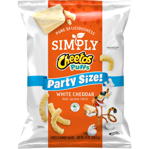 Cheetos White Cheddar Puffs Party Size Bag 12.5oz (354g)