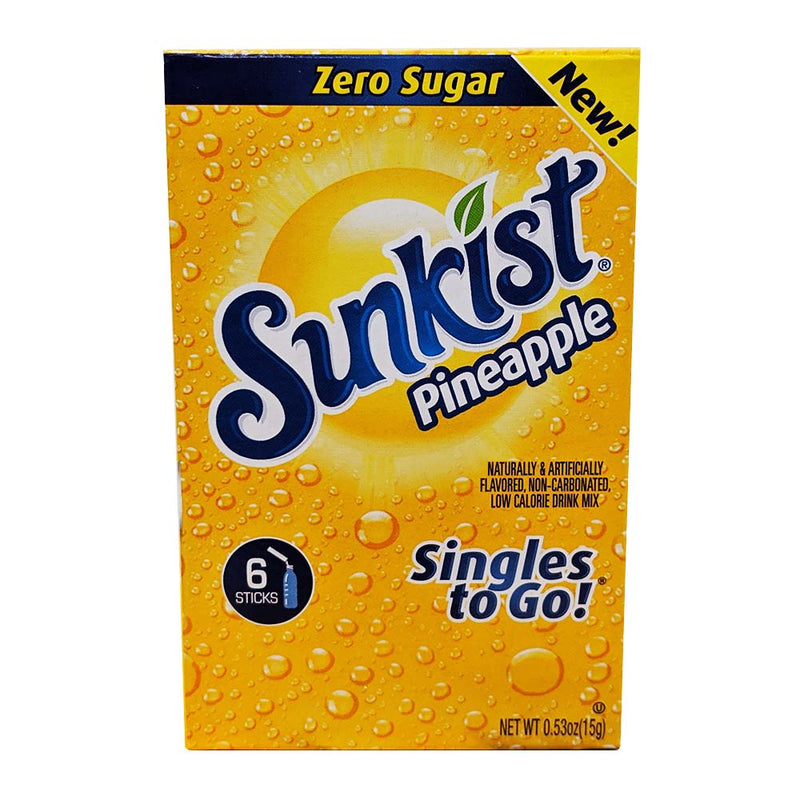 Sunkist On The Go Zero Sugar Pineapple