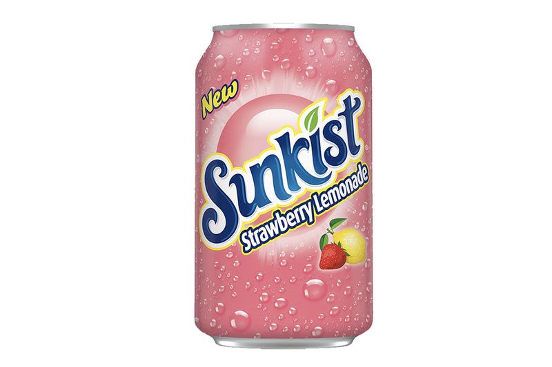 Sunkist Strawberry Lemonade Cans 12ct