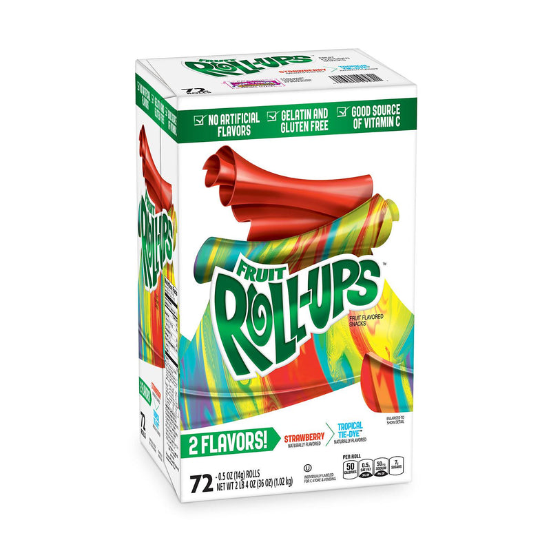 Fruit Roll Ups Variety Pack 72ct (Dated April 2024)