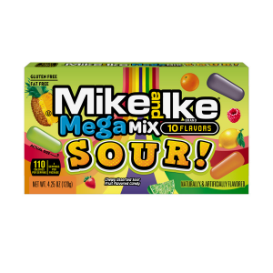Mike & Ike Mega Mix Sour Theatre Box