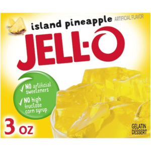 Jell-O Gelatin Mix Island PINEAPPLE Flavoured 3oz