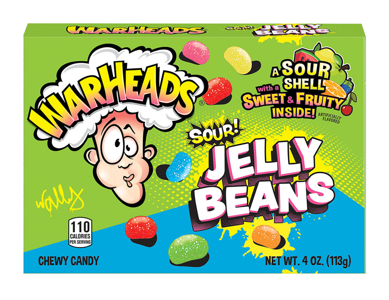 WarHead Sour Jelly Beans Theatre Box