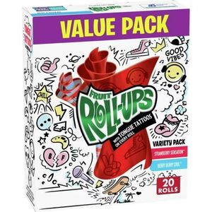 Fruit Roll Ups, 20 pc Variety Pack,