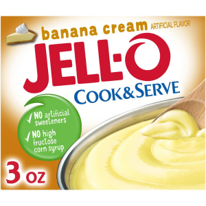Jell-O Instant BANANA cream Pudding
