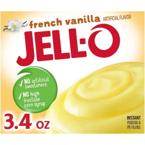 Jell-O Instant French Vanilla Instant Pudding Mix 3.4oz (96g)