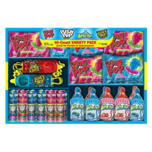 Topps Ring Pop, Baby Bottle, Lollipop  Candy Variety pack 40ct Dated Jan 24