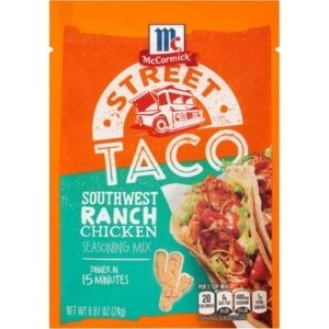 McCormick Southwest Ranch Chicken Street Taco Mix
