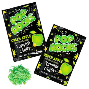 Pop Rocks Popping Candy Sachet - GREEN APPLE