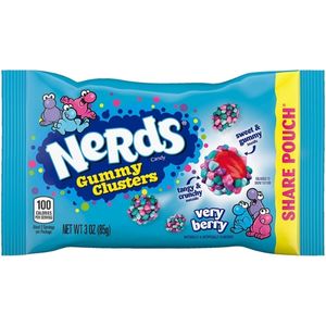 Nerds Gummy Clusters - Very Berry 3oz share pack