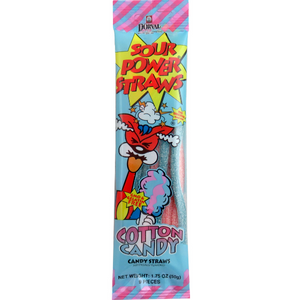 Sour Power Straws COTTON CANDY