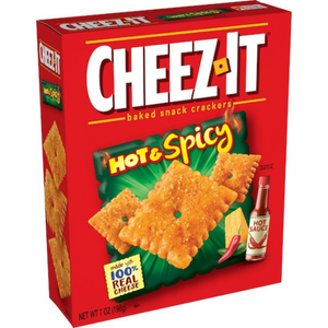 Cheez It Hot & Spicy Tabasco Cracker Box