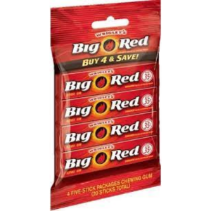 Wrigleys Gum - Big Red 4x5 stick