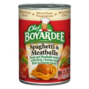 Chef Boyardee Spaghetti and Meatballs