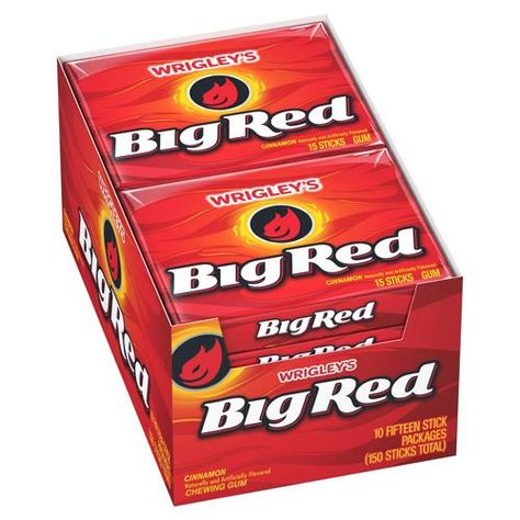 Big Red Gum Slim 10ct x 15 stick
