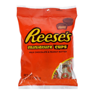 Reese's Miniature Peanut Butter Cup Bites Peg bag 150g
