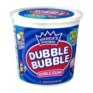 Dubble Bubble Bubble Gum Tub  - original 300ct