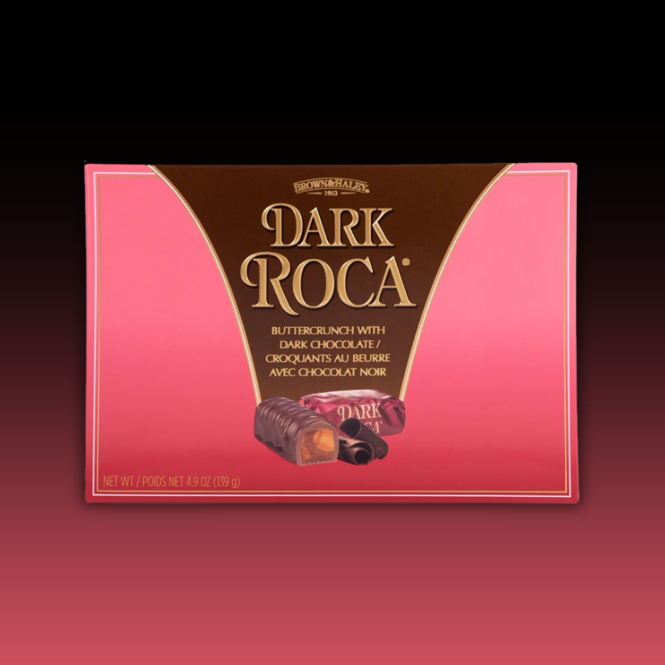 Extra Dark Roca Brown & Haley Dark ROCA Buttercrunch 139g (4.9oz) Gift Box ...