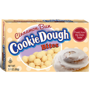 Cinnamon Bun Cookie Dough Bites Theatre Box