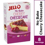 JELL-O No Bake Cherry Cheesecake Dessert  Mix (504g) Dated April 24