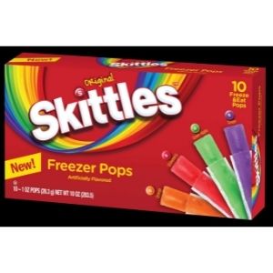 Skittles Freezer Pops - 10 freeze & eat pops