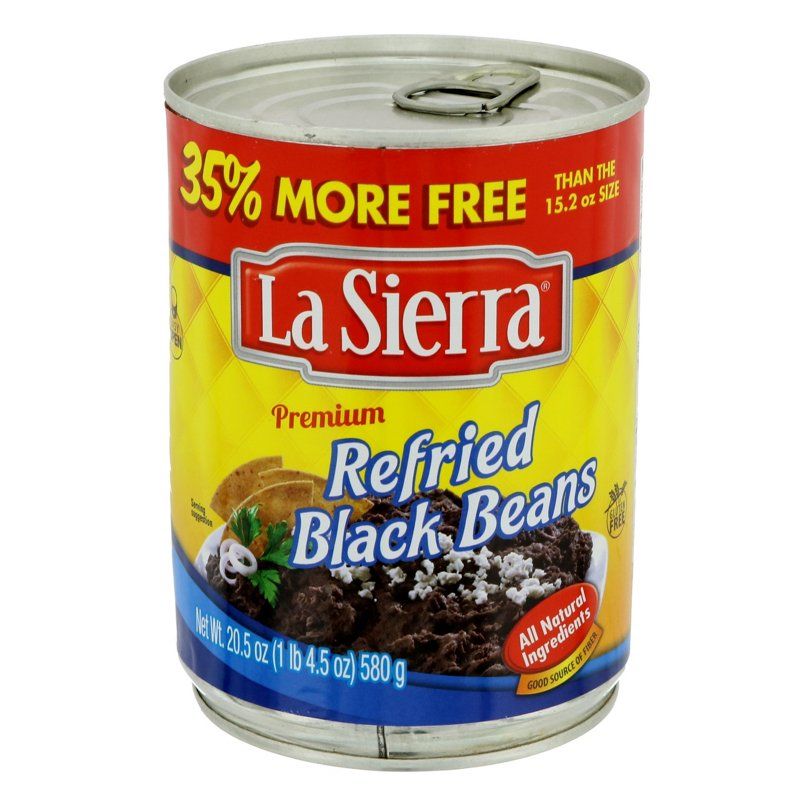 La Sierra Refried Black (pinto) Beans (580g)