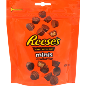 Reese's Peanut Butter Cups Minis UNWRAPPED Peg Bag 120g