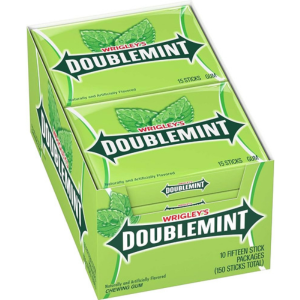 DATED - Jan 24 DoubleMint Gum Slim 10x15pk