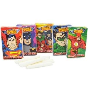 Justice League Candy Sticks with Sticker