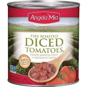 Angela Mia Fire Roasted Diced Tomatoes