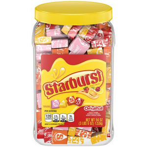 Starburst Original Fruity Chewy Candy Bulk Jar 1.53kg