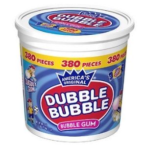 Dubble Bubble Bubble  Gum Tub 380ct
