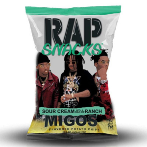 Rap Snacks - Migos Sour Cream & Ranch Potato Chips 71g