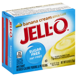 Jell-O Instant Pudding - Sugar Free Banana Cream
