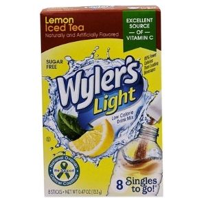 Wylers Light Singles To Go Lemon Iced Tea (Sugar Free)