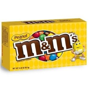 M&M Peanut Milk Chocolate Theatre Box