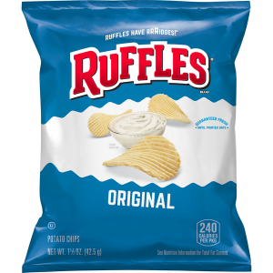 Ruffles Regular Potato Chip 1.5oz (42.5g)