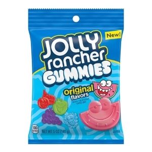 Jolly Rancher Gummies Assorted Peg Bag