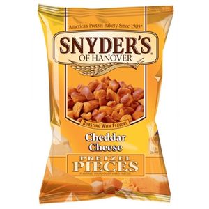 Snyders of Hanover Cheddar Cheese Pretzel Pieces 226g