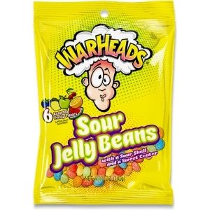 WarHeads Sour Jelly Beans Peg Bag