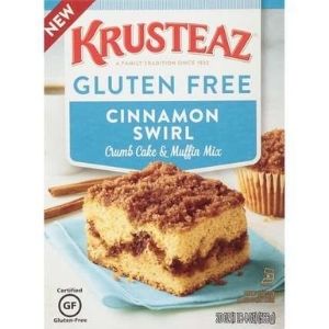Krusteaz Gluten Free Cinnamon Swirl Crumb Cake & Muffin Mix 20oz (566g)