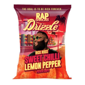 Rap Snacks - Rick Ross Sweet Chili Lemon Pepper Potato Chips 71g