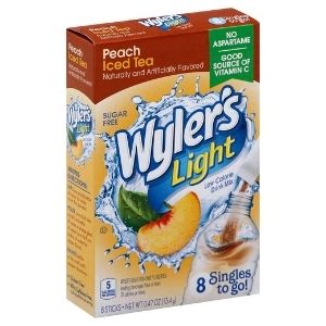 Wyler's Light Singles To Go Iced Tea with Peach (Sugar Free)
