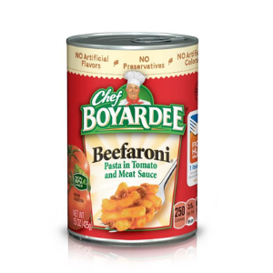 Chef Boyardee Beefaroni Beef Macaroni, Microwave Pasta 425g