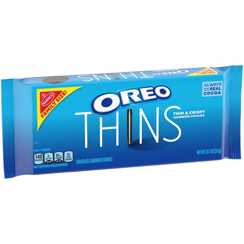 Oreo Thins - Dark Chocolate Creme Chocolate Sandwich Cookies
