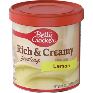Betty Crocker Rich & Creamy Frosting - Lemon