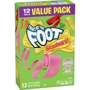 Betty Crocker Fruit by the Foot Starburst Flavours 12count