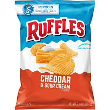 Ruffles Cheddar & Sour Cream Chips 60.2g