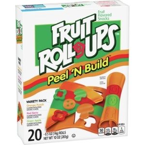 Betty Crocker Fruit Roll-Ups, Pizza Peel 'N Build