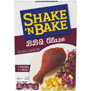 Shake n Bake BBQ Glaze Coating Mix 2pk